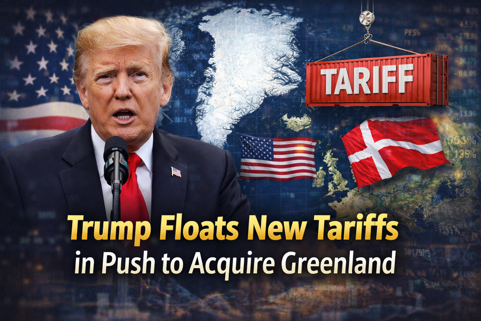 Trump Floats New Tariffs in Renewed Push to Acquire Greenland